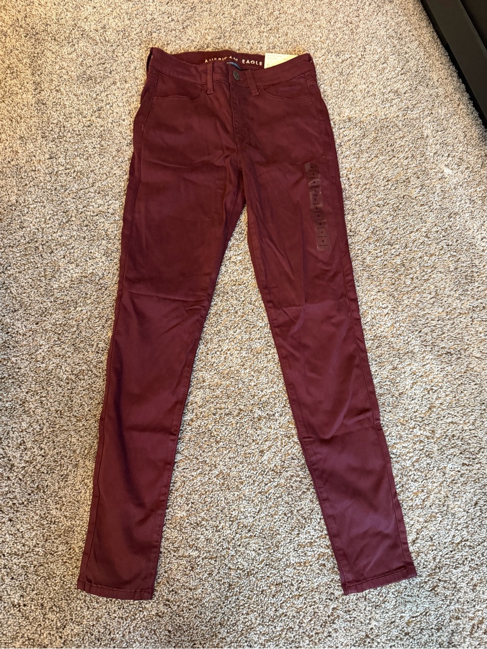 American Eagle Outfitters Women's Wine Skinny Jeans